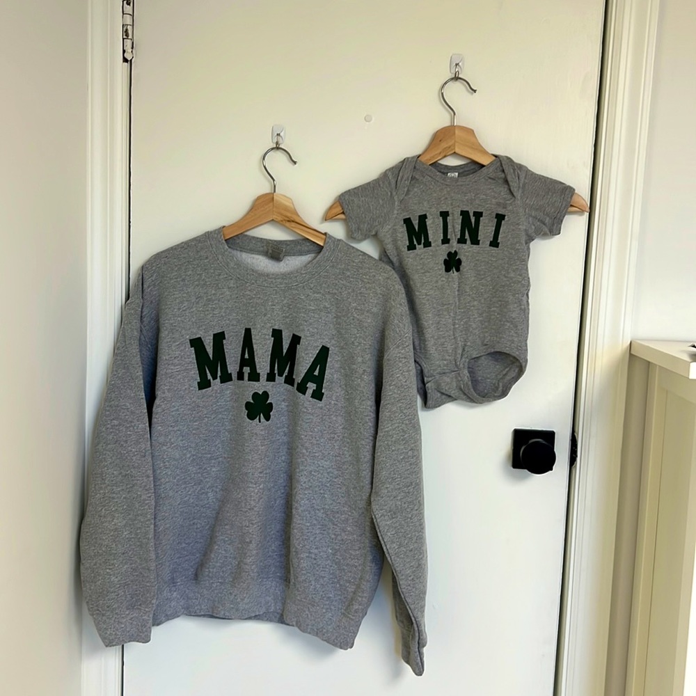 Matching “Mommy and Me” St. Patrick’s Day Shirts